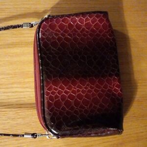Womens bardelli purse small red crossbody purse shiny bag